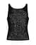 Мужская полупрозрачная майка-борцовка с узором Obsessive T103 tank top черная S/M/L - миниатюра 5