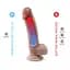 Фаллоимитатор SilexD Model 1 Supreme Real Skin 7" 17.8 см телесный - миниатюра 5