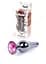 Анальная пробка B - Series HeavyFun Jawellery Dark Silver, розовая Boss Series 64-00053 103406 - миниатюра 1