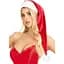 Шапка Санти Leg Avenue Long velvet plush Santa hat - мініатюра 1