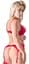 Комплект белья Shelf Bra Set red, 80В/М Cottelli 513222209623241 88789 - мініатюра 4