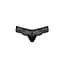 Мереживні трусики з атласним бантиком Naja Thong black XXL/XXXL - Passion Passion SO5366 94700 - мініатюра 3