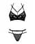 Эротический комплект под латекс со стрепами Obsessive Bagirela 2-pcs Set S/M - миниатюра 5