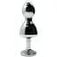 Металева анальна пробка Wooomy Lollypop Double Ball Metal Plug Red L - мініатюра 2