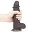 Фаллоимитатор 7 Sliding Skin Dual Layer Dong – Black LOVETOYS 66-LV317011 102645 - миниатюра 3