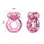 Ерекційне кільце Baile Cock Ring Bear 4.5 см рожевий - мініатюра 4