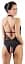 Боді Cottelli Collection Lingerie Crotchless M чорний - мініатюра 2