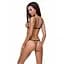 Откровенные трусики-стрепы с кружевом Passion Exclusive SOLON THONG XXL/XXXL black - миниатюра 2