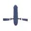 Кляп Taboom Silicone Supreme Breathable Penis Gag синій - мініатюра 5