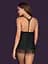 Комплект білизни Obsessive Chiccanta Babydoll L/XL чорний - мініатюра 4