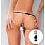 Жіночі трусики з силіконовою анальною пробкою Art Sex - Sexy Panties S Black, XS-2XL - мініатюра 2