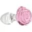 Стеклянная анальная пробка Pillow Talk Rosy Luxurious Glass Anal Plug ⌀3.3 см вибропуля в подарок - миниатюра 2
