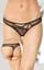 Трусики жіночі Thongs 2441, чорні, M/L SoftLine 5591244117 91733 - мініатюра 1
