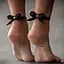 Жіночі браслети з бантиками на ноги SV Leather Ankle 2шт. - мініатюра 2