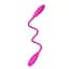 Рожевий гнучкий подвійний вібратор Baile Pretty Love Snaky Vibe USB – Вібратори - мініатюра 3