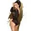 Боді Penthouse High On Love XL Black, глибокий виріз на спині, імітація стреп - мініатюра 2