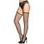 Чулки-сетка Leg Avenue Net stockings With garter belt One Size Black, пояс, подвязки - миниатюра 4