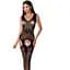 Бодистокинг Passion BS062 комбинезон имитация чулок S/M/L black - миниатюра 1