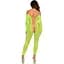 Бодістокінг Leg Avenue Crotchless Footless Lingerie Bodystocking One Size Neon Green - мініатюра 2