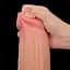 Фалоімітатор LoveToy Sliding-Skin Dual Layer Dong King Sized 31 см тілесний - мініатюра 16