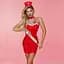 Еротичний костюм медсестри JSY Гаряча Ванесса One Size Red - мініатюра 1