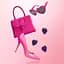 Вібратор-серце Rianne S: Heart Vibe Purple 10 режимів роботи медичний силікон - мініатюра 4