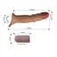 Насадка на пенис Pretty Love Penis Sleeve Extender 24 см (телесный) - миниатюра 13