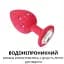 Набір анальних пробок I’MCUM Crystal Harmony Силіконові з кристалом 3 шт Червоний (IM-KGS201_set_red) - мініатюра 2