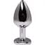 Анальна пробка Fantasy Silver Butt Plug Heart-Shaped M 8 см (рожевий) - мініатюра 1