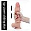 Фаллоимитатор LoveToy Sliding-Skin Dual Layer Dong 9" Flesh 23 см телесный - миниатюра 5