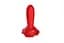 Анальная красная вибро пробка Rose rotating anal plug Boss Series 56-2026 103419 - миниатюра 4