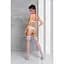 Сексуальный комплект с поясом для чулок Passion LOVELIA Set white L/XL - миниатюра 4