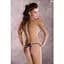 Трусики-стринги MT015 black - Passion One size - миниатюра 4