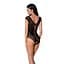 Бодистокинг Passion BS064 black боди закрытое плечо S/M/L - миниатюра 2