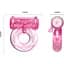 Кільце з вібрацією і презервативом Lybaile Vibrator & condom BI-010081, Рожевий - мініатюра 4