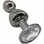 Металева анальна пробка Wooomy Lollypop Double Ball Metal Plug L - мініатюра 1