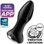Анальная смарт-вибропробка с жемчужным массажем Satisfyer Rotator Plug 2+ Black - миниатюра 7