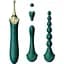 Вибратор Zalo Bess 2 Turquoise Green (SO8238) [108400] - миниатюра 1