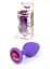 Анальная пробка Jewellery Purple Silikon PLUG Medium Red Diamond Boss Series 64-00086 100356 - миниатюра 1