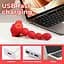 Анальная красная вибро пробка Rose rotating anal beads Boss Series 56-2025 103420 - миниатюра 9