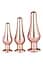 Анальна пробка Gleaming Love Pleasure Plug Set 3 шт. (рожевий) - мініатюра 1