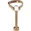 Пара браслетов на запястье и палец Bijoux Indiscrets Maze Hand Bracelet Harness Brown - миниатюра 1