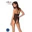 Боди с ажурным декором и открытым шагом Passion Ursula Body black L/XL - миниатюра 2