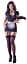 Костюм покоївки Cottelli Collection Costumes Maid's S чорний - мініатюра 3