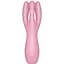 Клиторальный вибратор Satisfyer Threesome 3 с тремя пальчиками Рожевий - миниатюра 1