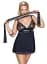 Комплект Cottelli Collection Bondage Babydoll 3XL чорний - мініатюра 4