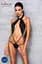 Боди-халтер из экокожи Passion JANNIES Body S/M black - миниатюра 5