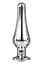 Анальна пробка Gleaming Love Pleasure Plug S 9 см (срібляста) - мініатюра 4