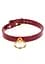 BDSM нашийник Taboom O-Ring Collar червоний - мініатюра 2