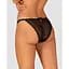 Напівпрозорі трусики з підвіскою Obsessive Ivannes panties Black L/XL, чорні - мініатюра 6